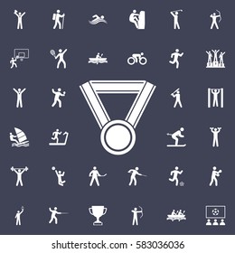 Medal and award icon. Sport icons universal set for web and mobile