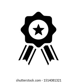 Medal, Award icon vector isolated.