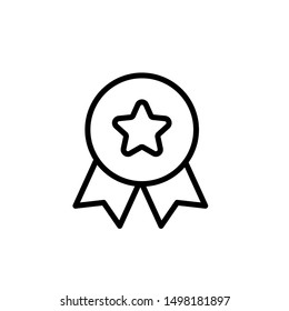 Medal award Icon Vector Logo Template