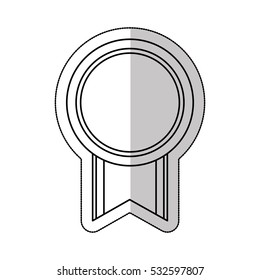 medal award isolated icon vector illustration design