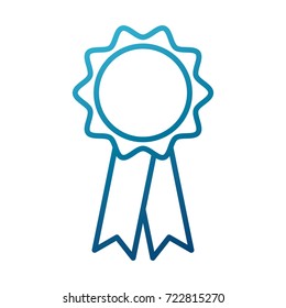 Medal award ribbon