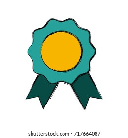 Medal award symbol