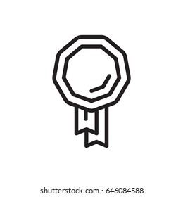 Medal, award, trophy icon vector