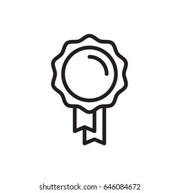 Medal, award, trophy icon vector