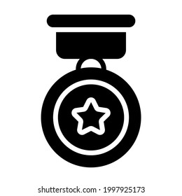 medal, badge icon, vector design usa independence day icon.