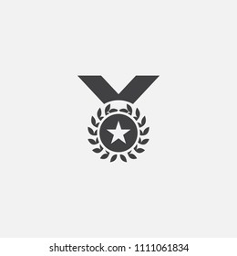 medal base icon. Simple sign illustration. medal symbol design from success series. Can be used for web, print and mobile