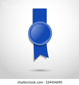 medal blue