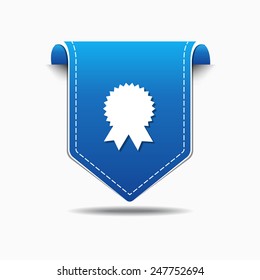 Medal blue Vector Icon Design