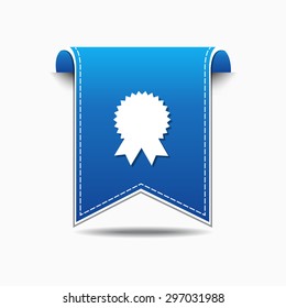 Medal blue Vector Icon Design