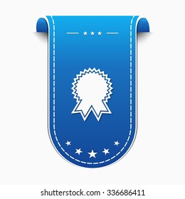Medal blue Vector Icon Design