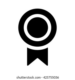 medal certificate diploma icon on white background