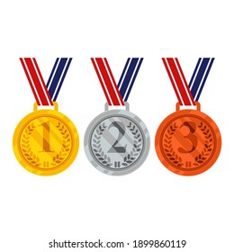 medal champion design vector logo icon
