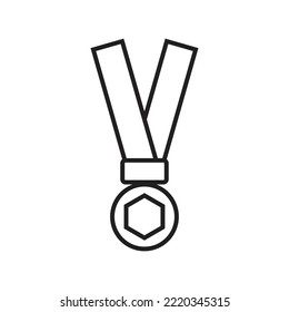 Medal of the champion vector illustration