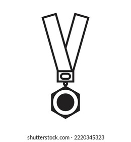 Medal of the champion vector illustration