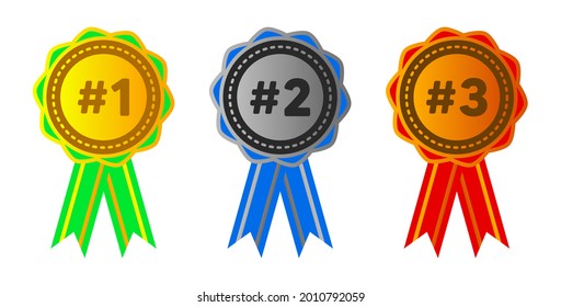 medal clipart image with isolated background