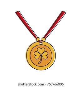 Medal with clover