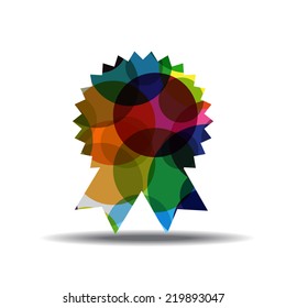 Medal Colorful Vector Icon Design