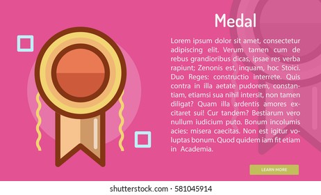 Medal Conceptual Banner