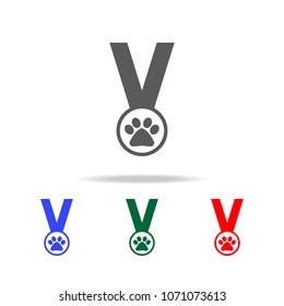 Medal for dog icon. Elements of dogs multi colored icons. Premium quality graphic design icon. Simple icon for websites, web design mobile app, info graphics on white background