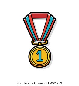 medal doodle