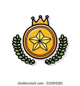 medal doodle