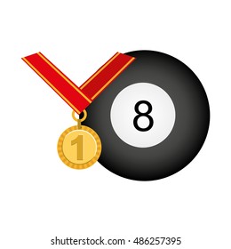 medal first place championship vector illustration design