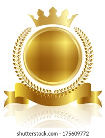 Medal frame crown