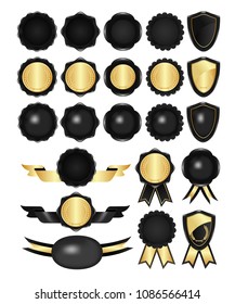 Medal frame gold icon