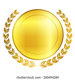  Medal frame Laurel