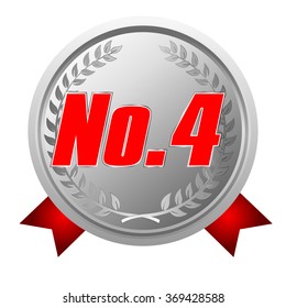 Medal frame ribbon icon