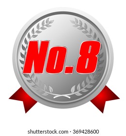 Medal frame ribbon icon
