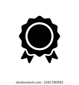 Medal Glyph Icon. Medal Icon