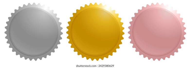 medal gold circle rank icon