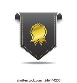 Medal golden Vector Icon Design