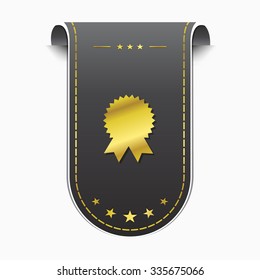 Medal golden Vector Icon Design