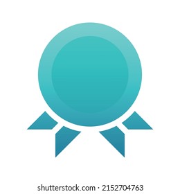 medal gradient logo design modern template icon