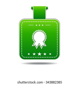 Medal Green Vector Icon Design