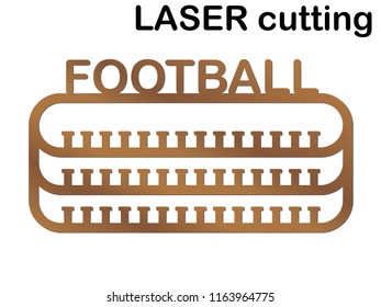 Medal holders for sport champions. Medal hangers is best gift for winners. Creating a place of honour for medals and organizing them on a medal hangers. Template for laser cutting.