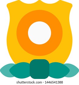 Medal for the Homeland security with shield and circle