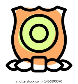 Medal for the Homeland security with shield and circle