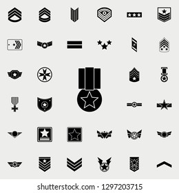 medal icon. Army icons universal set for web and mobile