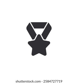 Medal icon. Award icon. Game reward. Star icon. Game art. Game Medal. Achievement badge. Winner's trophy icon. Symbol victory. Reward badge. First place. Quality mark. Champion. Award badge. Top
