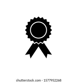 Medal icon award on EPS 10. Symbol icon vector race champion
