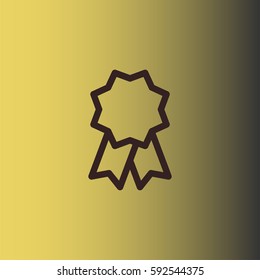 Medal icon. Award vector