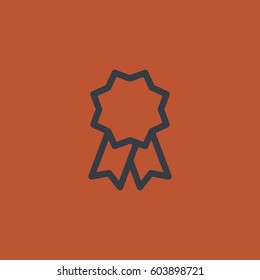 Medal icon. Award vector
