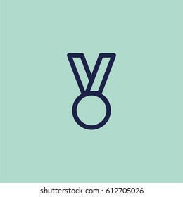 Medal icon. Award vector