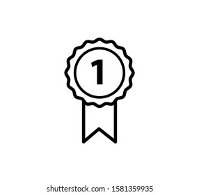 Medal icon ,award icon vector logo illustration