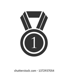 Medal Icon. Award, Winner  Illustration. Applied as Trendy Symbol for Design Elements, Websites, Presentation and Application - Vector.