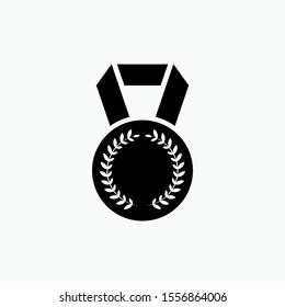 Medal Icon. Award or Winner Illustration As A Simple Vector Sign & Trendy Symbol for Design, Sport Websites, Presentation or Application.
