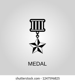 Medal icon. Medal concept symbol design. Stock - Vector illustration can be used for web